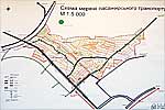 Схема сети пассажирского транспорта.